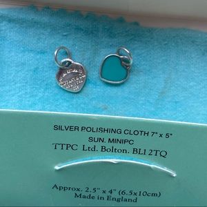 Tiffany & Co. mini heart tag pendants (no chain)